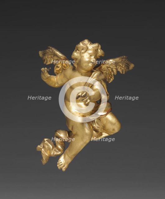 Altarpiece with Relics - Putto, middle left, c. 1735-1740. Creator: Joseph Matthias Götz (German, 1696-1760); Workshop, and.