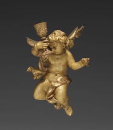 Altarpiece with Relics - Putto, middle right, c. 1735-1740. Creator: Joseph Matthias Götz (German, 1696-1760); Workshop, and