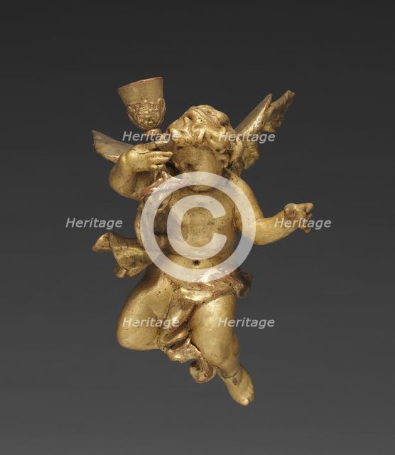 Altarpiece with Relics - Putto, middle right, c. 1735-1740. Creator: Joseph Matthias Götz (German, 1696-1760); Workshop, and.
