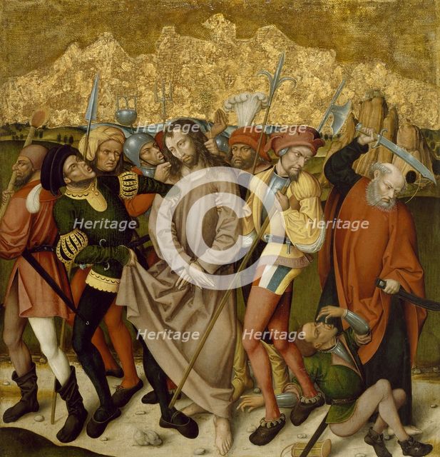 Altarpiece with the Passion of Christ: Arrest of Christ, c1480-1495. Creator: Unknown.