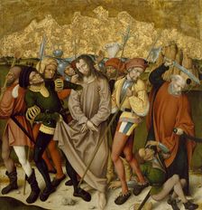 Altarpiece with the Passion of Christ: Arrest of Christ, c1480-1495. Creator: Unknown