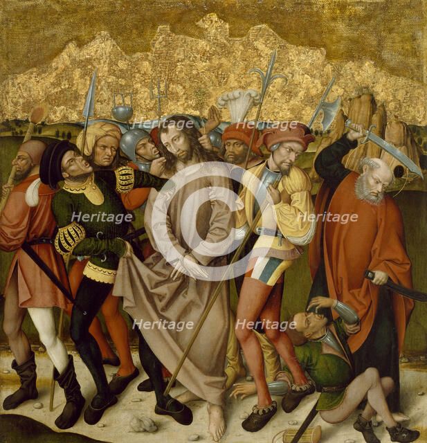 Altarpiece with the Passion of Christ: Arrest of Christ, c1480-1495. Creator: Unknown.