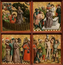 Altarpiece with The Passion of Christ, c. 1440s. Creator: Master of the Schlägl Altarpiece (German)