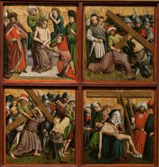 Altarpiece with The Passion of Christ, c. 1440s. Creator: Master of the Schlägl Altarpiece (German)