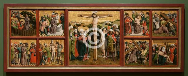 Altarpiece with The Passion of Christ, c. 1440s. Creator: Master of the Schlägl Altarpiece (German).