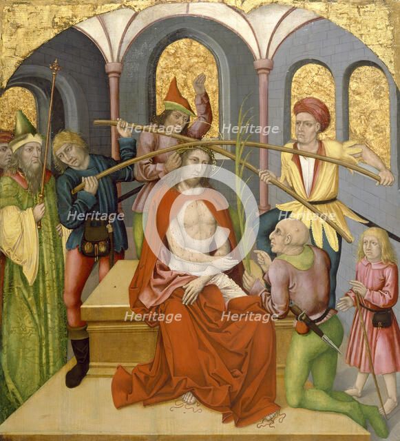 Altarpiece with the Passion of Christ: Christ Mocked, c1480-1495. Creator: Unknown.