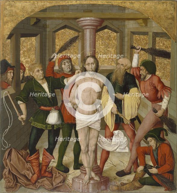 Altarpiece with the Passion of Christ: Flagellation, c1480-1495. Creator: Unknown.
