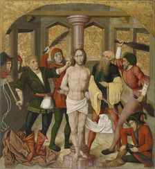 Altarpiece with the Passion of Christ: Flagellation, c1480-1495. Creator: Unknown