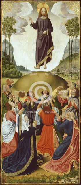 Altarpiece from Thuison-les-Abbeville: The Ascension, 1490/1500. Creator: Unknown.