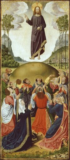 Altarpiece from Thuison-les-Abbeville: The Ascension, 1490/1500. Creator: Unknown