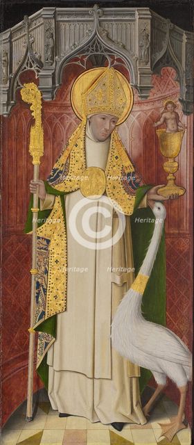 Altarpiece from Thuison-les-Abbeville: Saint Hugh of Lincoln, 1490/1500. Creator: Unknown.