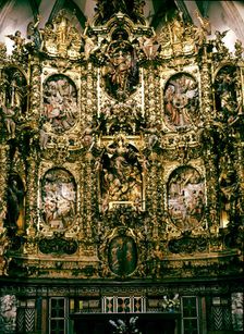 Altarpiece of the Church of Santa Maria of Arenys (1706 - 1712), work by Pau Costa