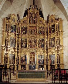 Altarpiece of the Church of the Assumption of Arroyo de la Luz (Cáceres), by Luis Morales