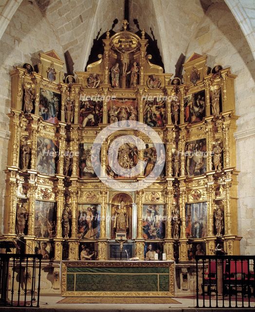 Altarpiece of the Church of the Assumption of Arroyo de la Luz (Cáceres), by Luis Morales.