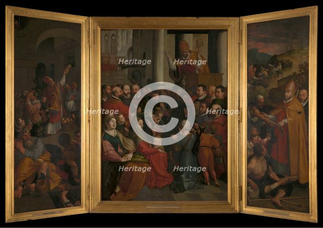 Altarpiece of the Guild of the Smiths, 1588. Creator: Ambrosius Francken I.