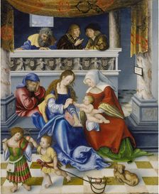 Altarpiece of the Holy Kinship. Central panel