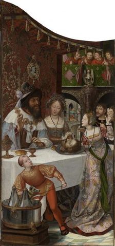 Altarpiece of the Joiners Guild. The Beheading of Saint John the Baptist, 1511. Creator: Massys, Quentin (1466-1530)