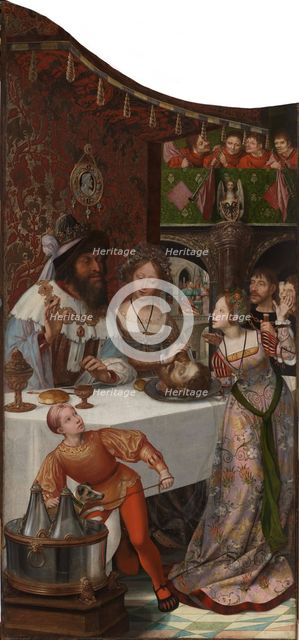 Altarpiece of the Joiners' Guild. The Beheading of Saint John the Baptist, 1511. Creator: Massys, Quentin (1466-1530).