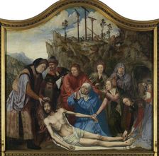 Altarpiece of the Joiners Guild. The Lamentation over the Dead Christ, 1511. Creator: Massys, Quentin (1466-1530)
