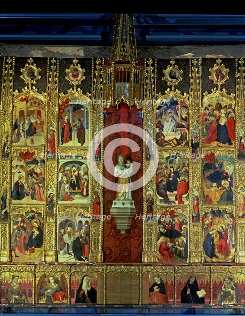 Altarpiece of the Virgin of L'Escala, from the Monastery of Sant Esteve de Banyoles made between …