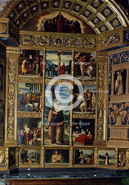 Altarpiece of Saint Helena, around 1521, Painting on wood.
