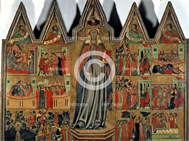 Altarpiece of Saint Quiteria', from the Hospital of Saint Anthony, by Joan Loert.