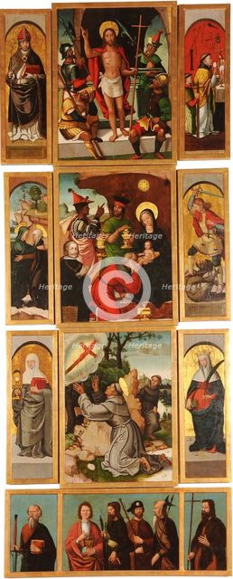 Altarpiece of Saints Anne and Michael the Archangel (Right panel). Artist: Comontes, Francisco de (active 1524-1565)
