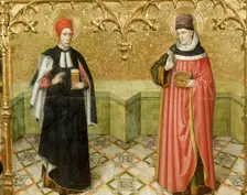 Altarpiece of saints Abdon and Sennen, 1458. Creator: Jaume Huguet