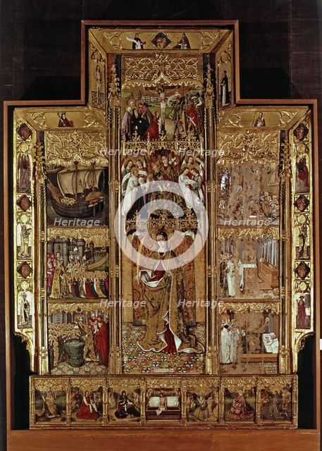 Altarpiece of St. Ursula, from the parish church of Cubells (Lleida).