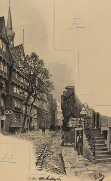 Alte Strasse, 1893. Creator: Fritz Stoltenberg