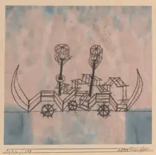 Alter Dampfer (Old Steamboat), 1922. Creator: Paul Klee