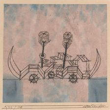 Alter Dampfer (Old Steamboat), 1922. Creator: Paul Klee