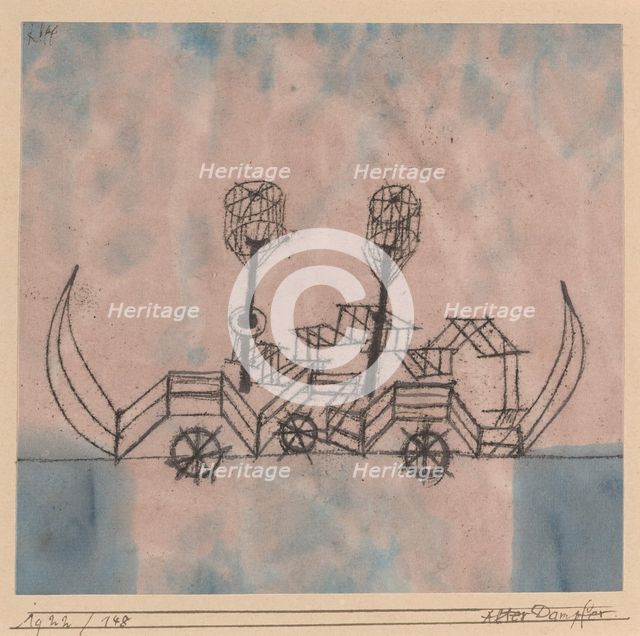 Alter Dampfer (Old Steamboat), 1922. Creator: Paul Klee.