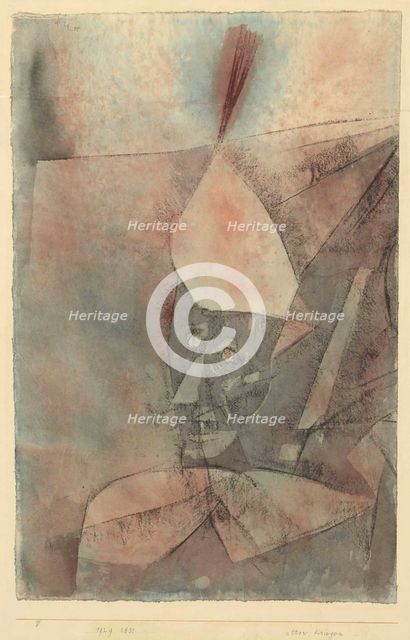 Alter Krieger (Old warrior), 1929. Creator: Klee, Paul (1879-1940).