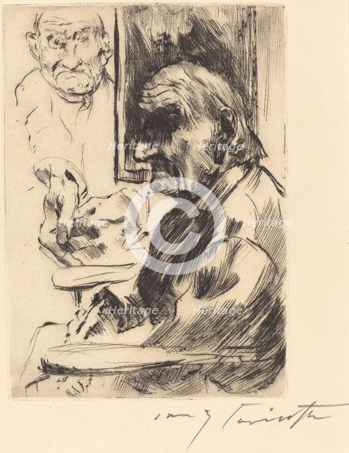 Alter Mann (Old Man), 1916. Creator: Lovis Corinth.