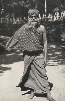 Alter singhalesiscer Arbeiter aus Kandy 1926