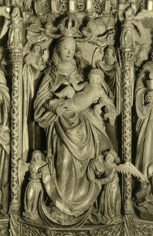 Alterpiece, Hallstatt parish church, Hallstatt, Upper Austria, c1935. Creator: Unknown