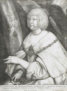 Althea Talbot, Lady Arundel, 1646. Creator: Wenceslaus Hollar