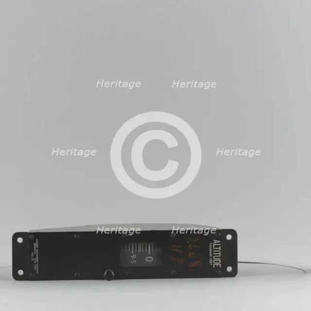 Altimeter. Creator: Pioneer Instrument Company.