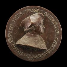Altobello Averoldo of Brescia, died 1531, Bishop of Pola, Apostolic Legate [obverse], 1520s. Creator: Maffeo Olivieri