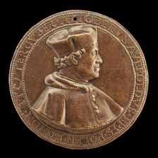 Altobello Averoldo, c. 1468-1531, Bishop of Pola, Thrice Governor of Bologna [obverse], 1530/1531. Creator: Antonio Vicentino