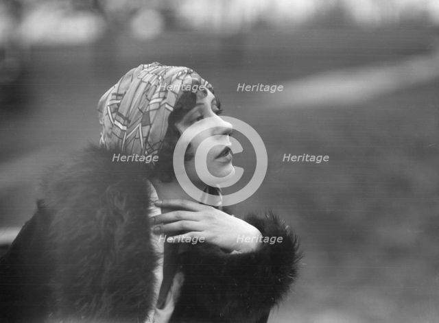 Altman, Ruth, Miss, portrait photograph, 1928 Creator: Arnold Genthe.