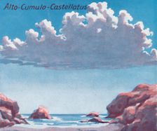 Alto-Cumulo-Castellatus - A Dozen of the Principal Cloud Forms In The Sky 1935