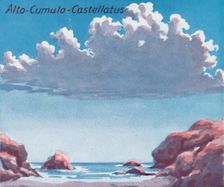 Alto-Cumulo-Castellatus - A Dozen of the Principal Cloud Forms In The Sky 1935