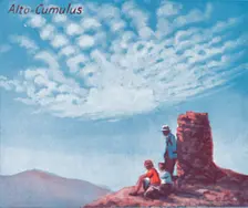 Alto-Cumulus - A Dozen of the Principal Cloud Forms In The Sky 1935