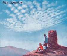 Alto-Cumulus - A Dozen of the Principal Cloud Forms In The Sky 1935