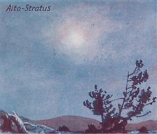Alto-Stratus - A Dozen of the Principal Cloud Forms In The Sky 1935