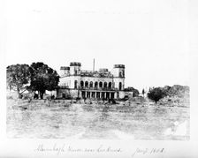 Alumbagh House, near Lucknow, India, 1858. Creator: Unknown