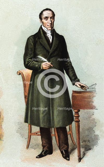 Alvaro Florez Estrada (1766-1853), Spanish economist, lawyer and politician.