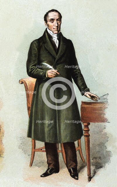 Alvaro Florez Estrada (1766-1853), Spanish economist, lawyer and politician.